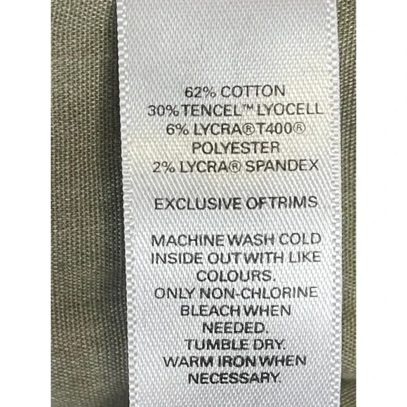 DU/ER Pants Adult 40/29 Khaki Slim Live Lite Joggers In Civilian Preppy‎ Mens